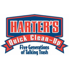 Harter's Quick Clean-Up Logo.